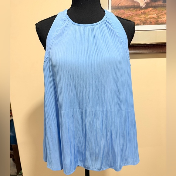 Ramy Brook Light Blue Polyester Blouse - Picture 1 of 8